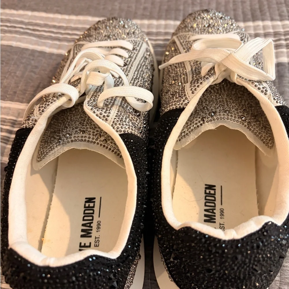Steve Madden Icebox Men’s Size 14 Bling Tennis Shoes